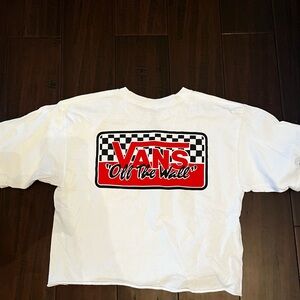 Vans cropped T-shirt size small